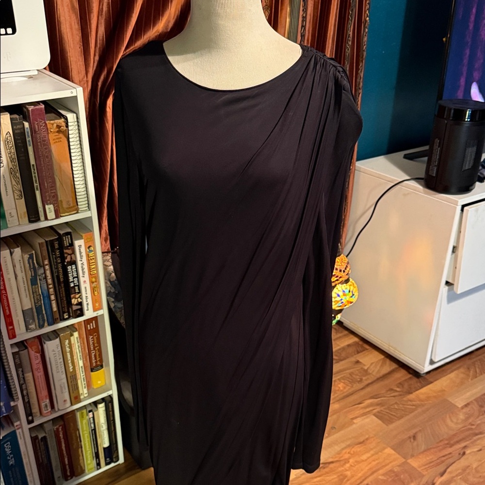 Rachel Zoe Black Long Sleeve Dress